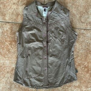North Face Tan Vest